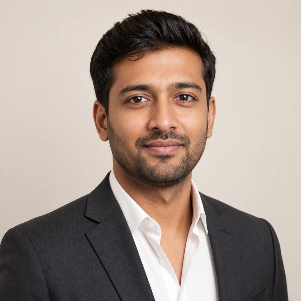 Ravi Mehta — KI-Headshot